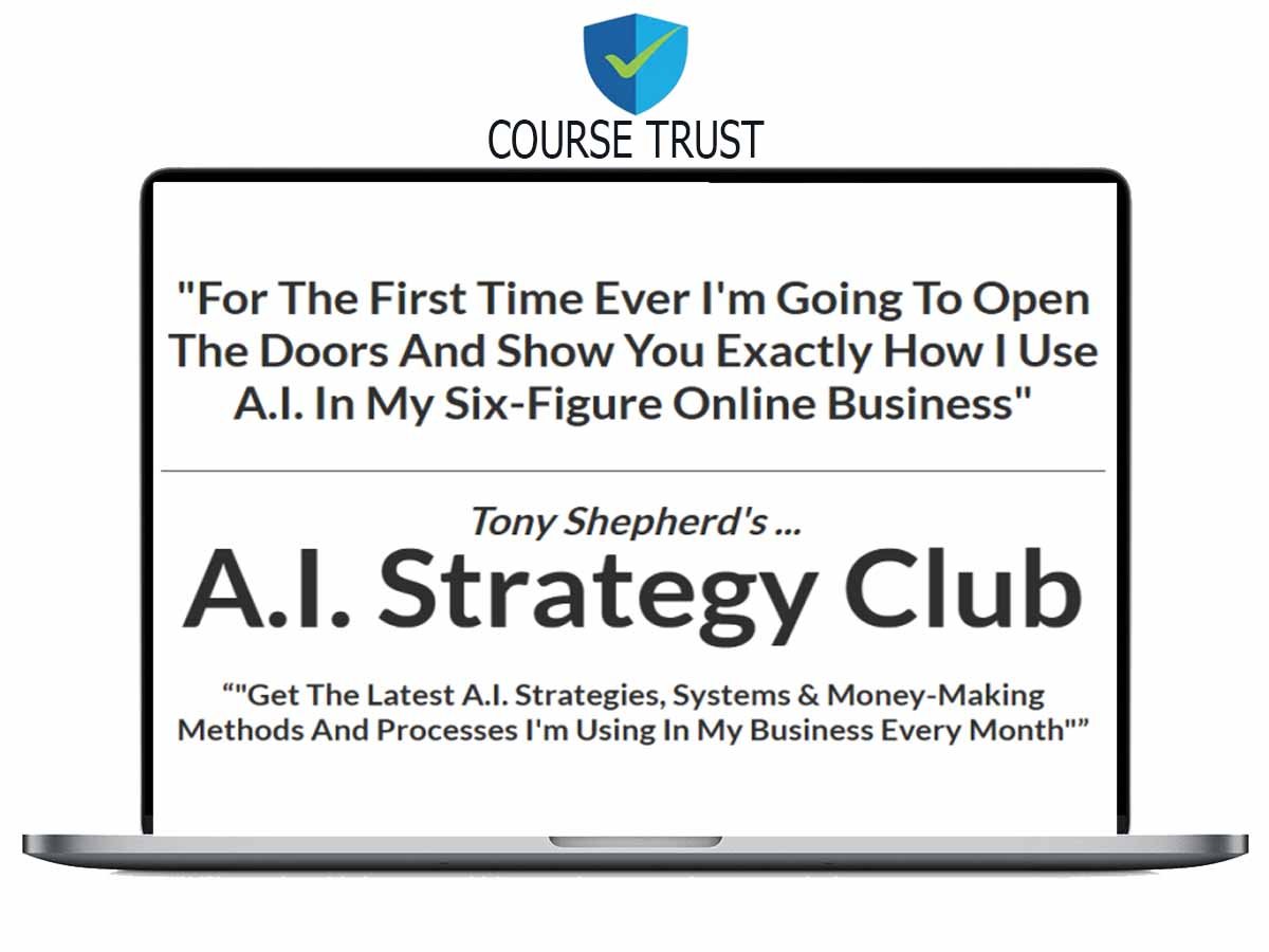 Tony Shepherd – A.I. Strategy Club Download