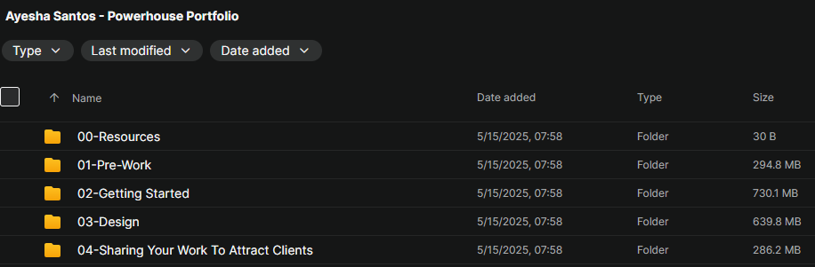 Ayesha Santos – Powerhouse Portfolio