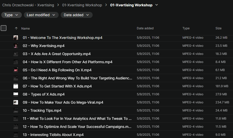 Chris Orzechowski – Xvertising Download