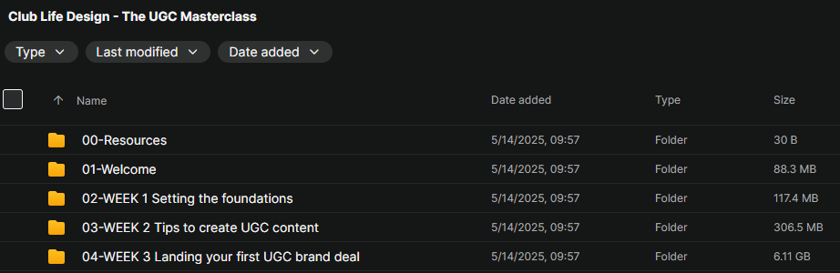 Club Life Design – The UGC Masterclass