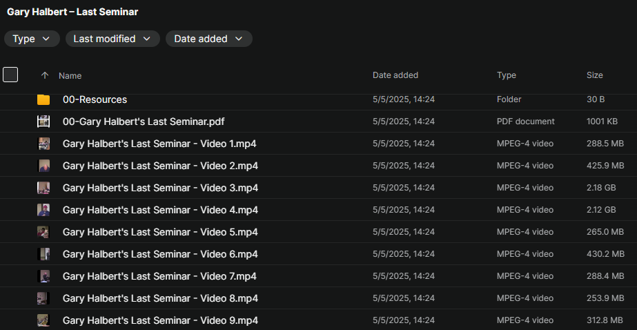 Gary Halbert – Last Seminar