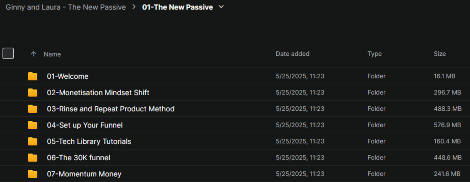 Ginny and Laura – The New Passive Download