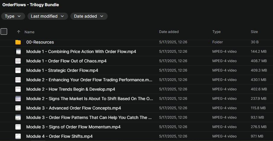 OrderFlows – Trilogy Bundle Download