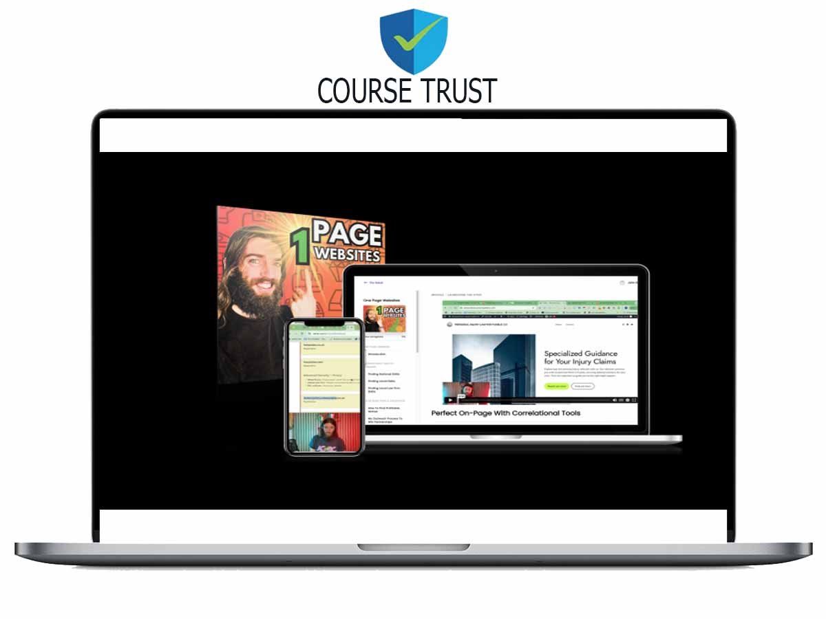 SEO Jesus – One Page Website Download