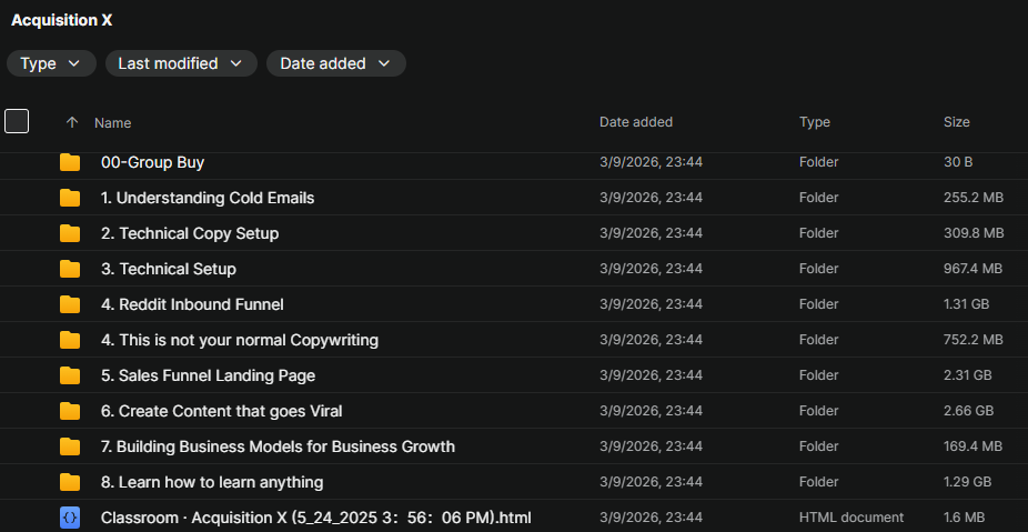 Acquisition X Download