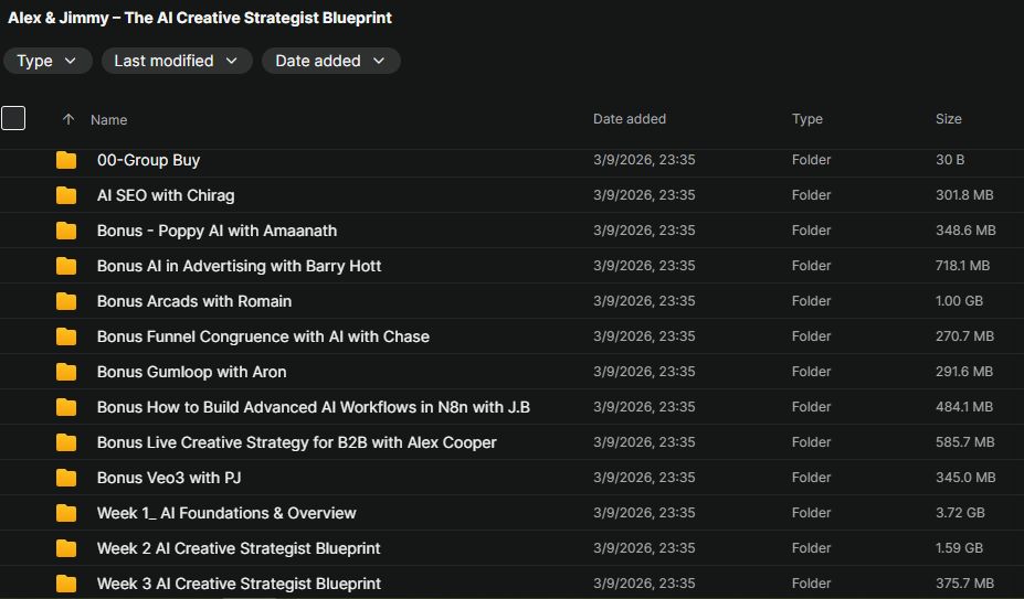 Alex & Jimmy – The AI Creative Strategist Blueprint Download