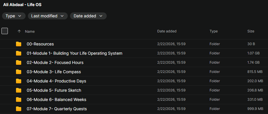 Ali Abdaal – Life OS Download