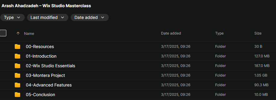 Arash Ahadzadeh – Wix Studio Masterclass Download