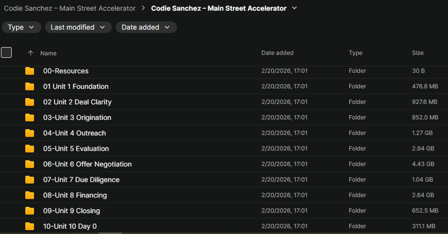 Codie Sanchez – Main Street Accelerator Download