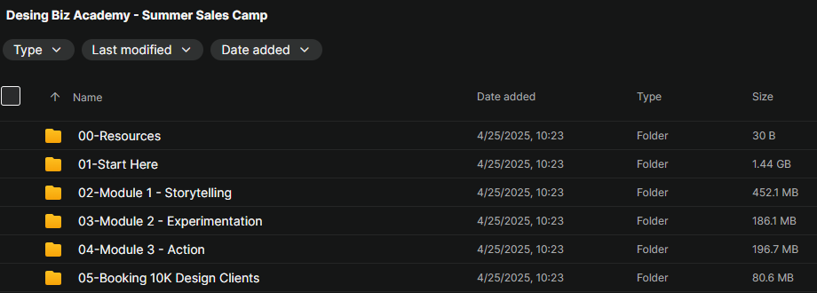 Design Biz Academy – Summer Sales Camp Download