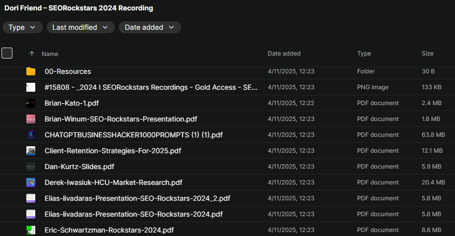 Dori Friend – SEORockstars 2024 Recording Download