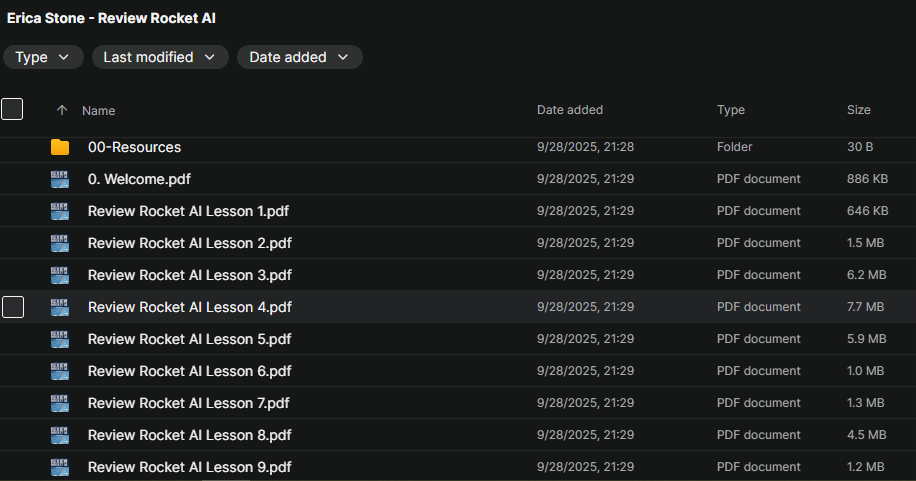 Erica Stone – Review Rocket AI Download