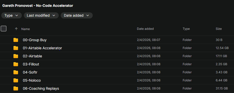 Gareth Pronovost – No-Code Accelerator Download