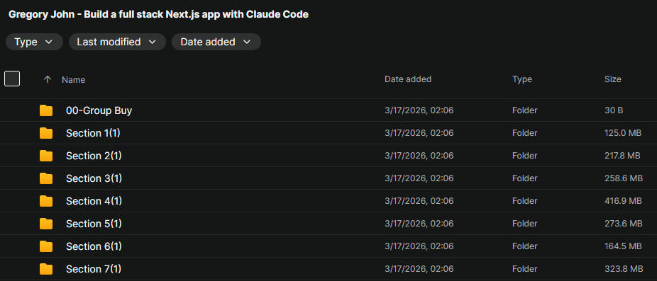 Gregory John – Build a full stack Next.js app with Claude Code Download