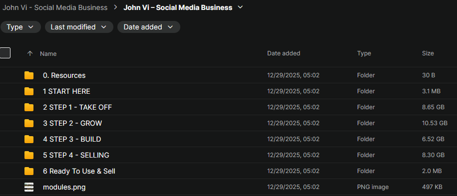 John Vi – Social Media Business Download