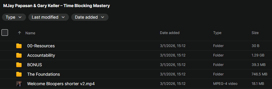MJay Papasan & Gary Keller – Time Blocking Mastery Download