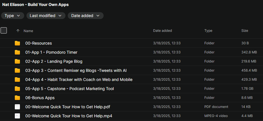 Nat Eliason – Build Your Own Apps Download