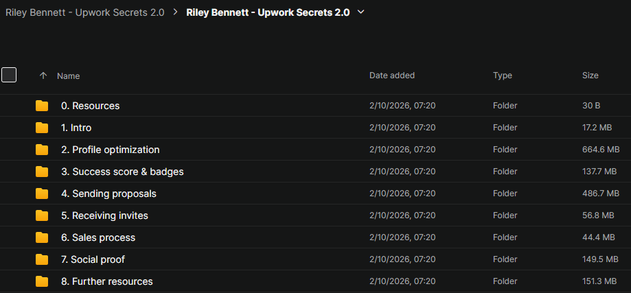 Riley Bennett – Upwork Secrets 2.0 Download