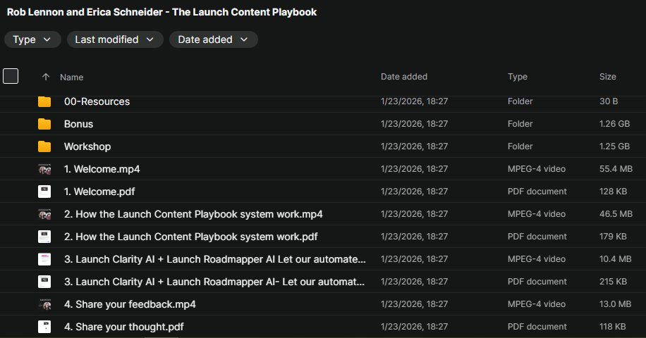 Rob Lennon and Erica Schneider – The Launch Content Playbook Download
