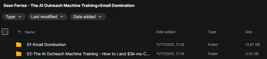 Sean Ferres – The AI Outreach Machine Training+Email Domination Download