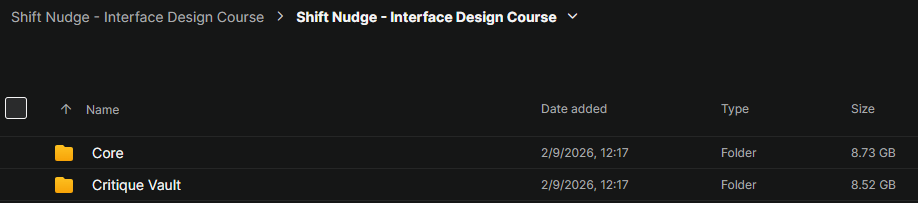 Shift Nudge – Interface Design Course Download