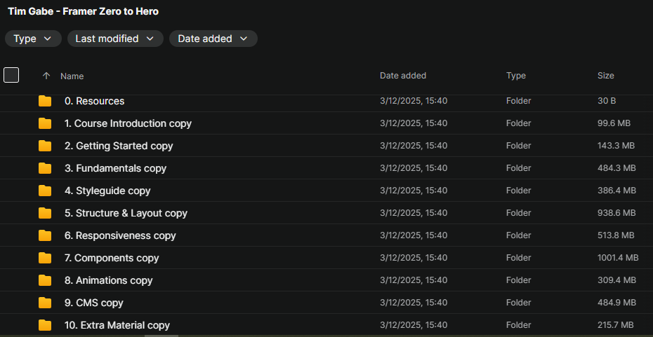 Tim Gabe – Framer Zero To Hero Download
