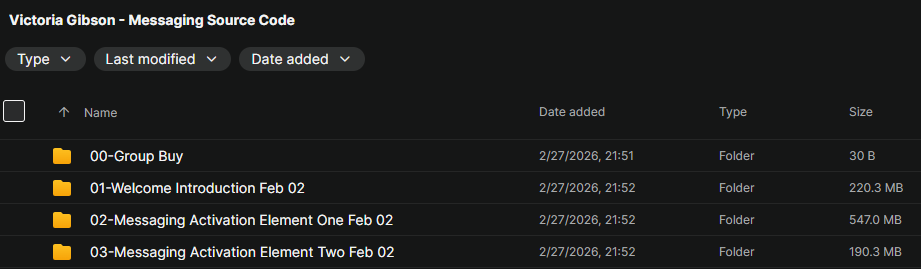 Victoria Gibson – Messaging Source Code Download