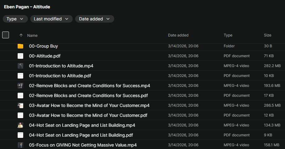 Eben Pagan – Altitude