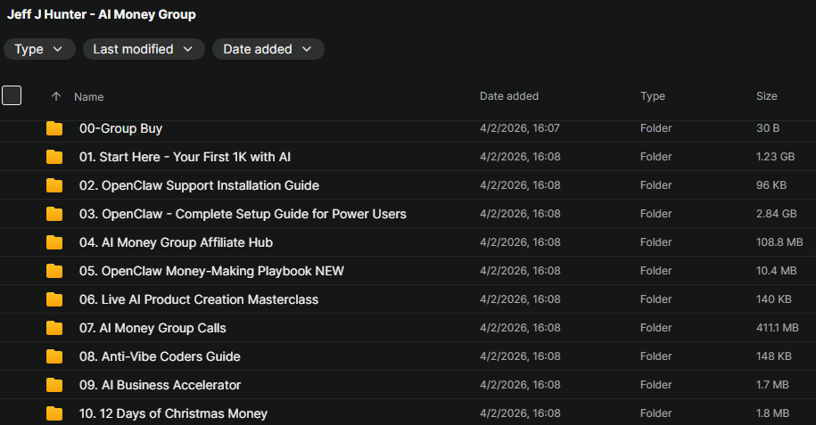 Jeff J Hunter - AI Money Group Download