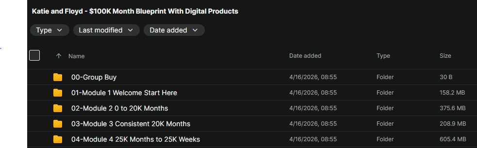 Katie and Floyd – $100K Month Blueprint With Digital Products Download