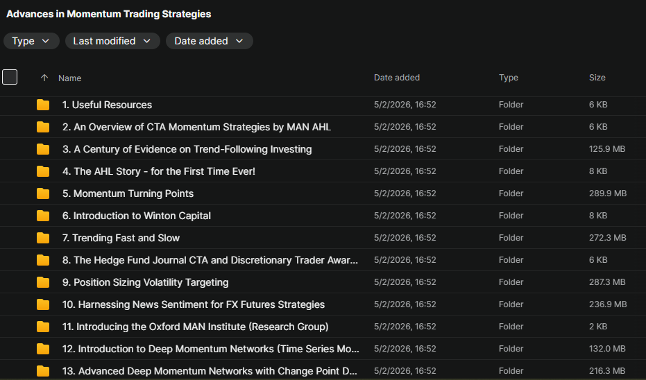 Advances in Momentum Trading Strategies