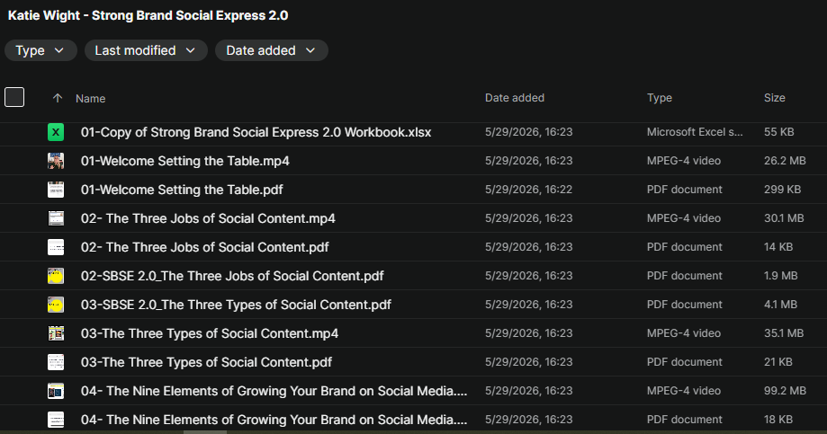 Katie Wight – Strong Brand Social Express 2.0 Download