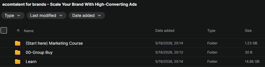 ecomtalent for brands – Scale Your Brand With High-Converting Ads Download